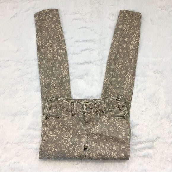 Like New Free People Millenium Floral Jeans - Picture 2 of 7